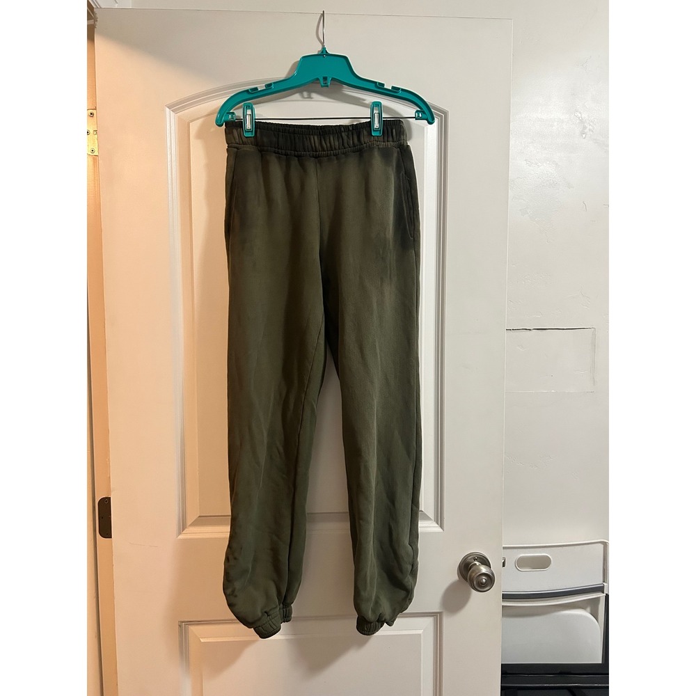 Cotton‎ Citizen Brooklyn Sweatpants Olive Green Mineral Wash Joggers XS Womens